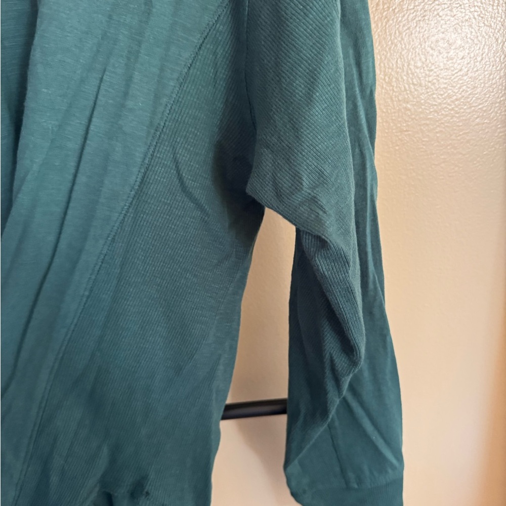 Aerie Deep Teal Long Sleeve Tee - Picture 2 of 5